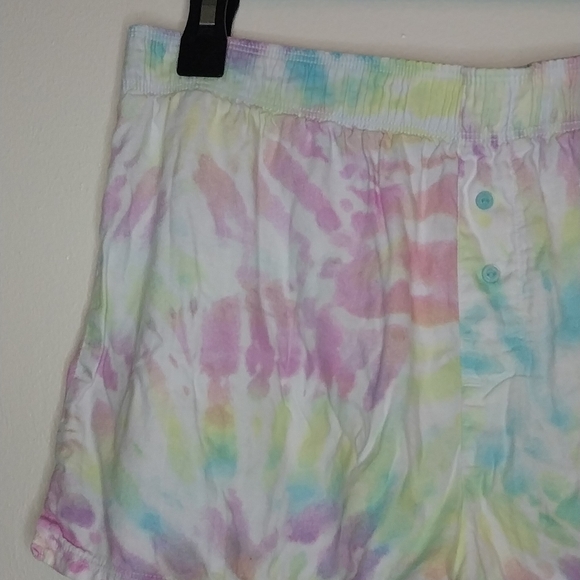 PINK VS Victoria's Secret tie dye pajama pj shorts size small - Picture 4 of 9